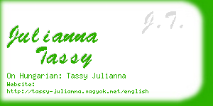 julianna tassy business card